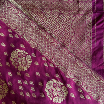 Rich Silk Banarasi Patterned Motif Dupatta