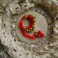 South Asian Wedding Bright Red & Gold Thread Bracelet Ganne, Ganey, Gana, Ganai for Maiyan/Haldi/Mayoun